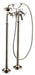 Axor 16547001 Montreux Roman Tub Filler Faucet Free Standing with Diverter 50" Techniflex Hose and 2.5 GPM Single...
