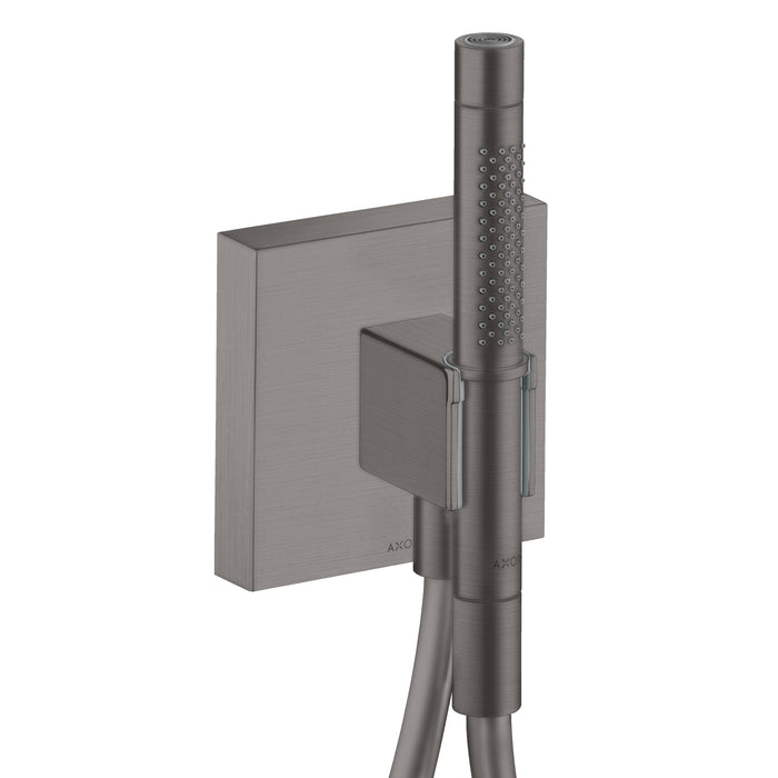 AXOR ShowerSolutions Handshower Holder with Outlet 5" x 5" with Handshower, 1.75 GPM