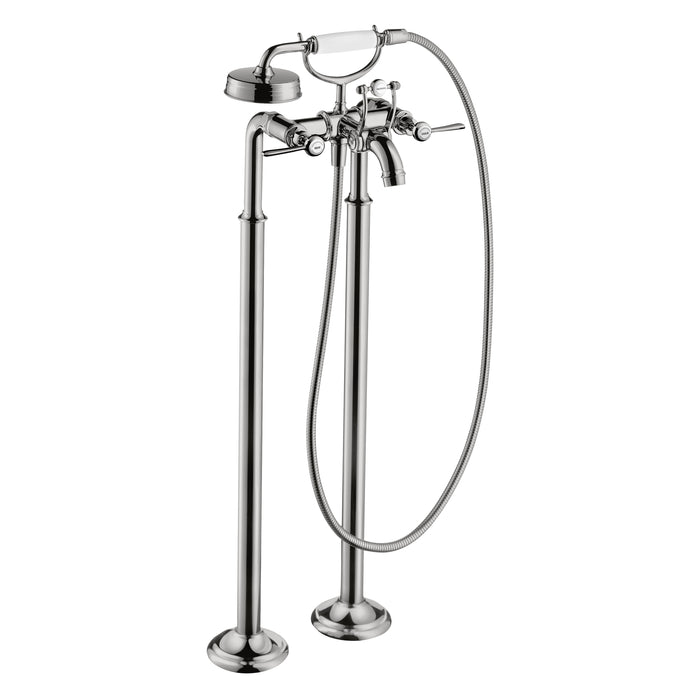 AXOR Montreux 2-Handle Freestanding Tub Filler Trim with Lever Handles and 1.8 GPM Handshower