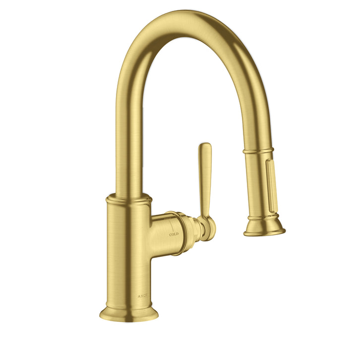 AXOR Montreux Prep Kitchen Faucet 2-Spray Pull-Down, 1.75 GPM