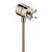 AXOR Montreux Wall Outlet with Check Valves and Volume Control, Cross Handle