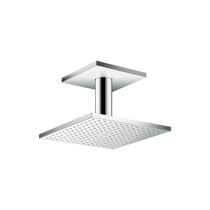 AXOR ShowerSolutions Showerhead 250 Square 2-Jet Ceiling Connection, 2.5 GPM
