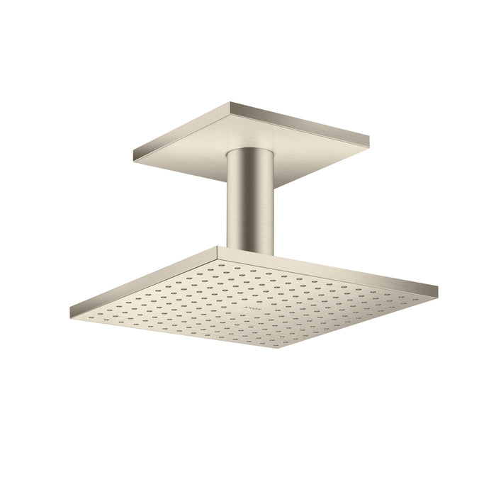AXOR ShowerSolutions Showerhead 250 Square 2-Jet Ceiling Connection, 1.75 GPM