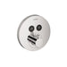AXOR ShowerSelect Thermostatic Trim Round for 2 Functions