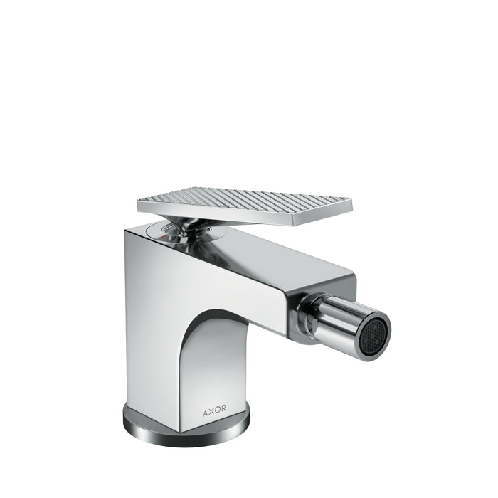 AXOR Citterio Single-Hole Bidet Faucet with Pop-Up Drain- Rhombic Cut, 1.5 GPM