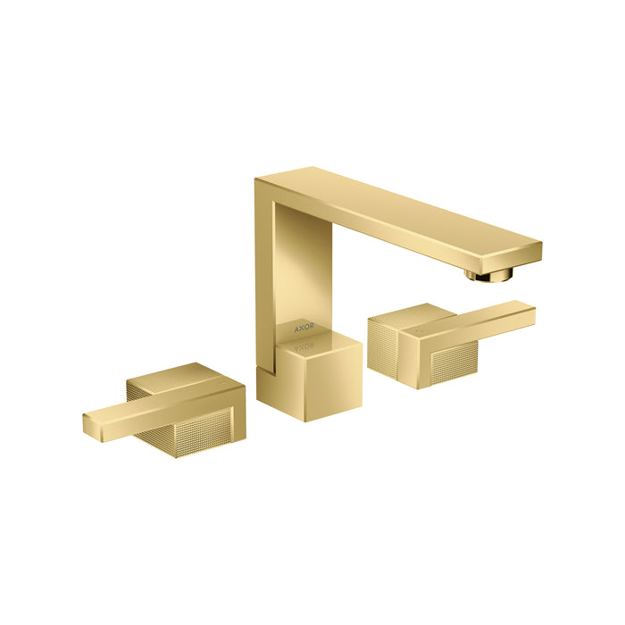 AXOR Edge Widespread Faucet 130 - Diamond Cut, 1.2 GPM
