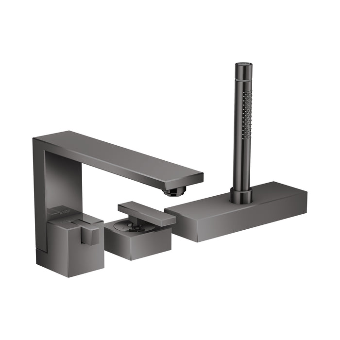 AXOR Edge 3-Hole Roman Tub Set Trim with 1.75 GPM Handshower
