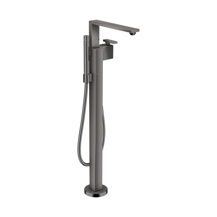AXOR Edge Freestanding Tub Filler Trim with 1.75 GPM Handshower - Diamond Cut