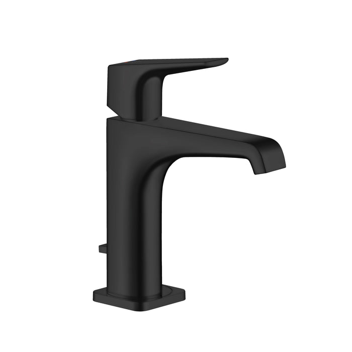 AXOR Citterio E Single-Hole Faucet 125 with Lever Handle and Pop-Up Drain, 1.2 GPM