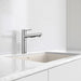 Pvd Steel - BLANCO Alta II Low Arc Pull-Out Dual-Spray Kitchen Faucet
