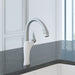 Pvd Steel/White - BLANCO Artona Pull-Down Dual-Spray Kitchen Faucet