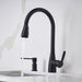 Matte Black - BLANCO Atura Pull-Down Dual-Spray Kitchen Faucet