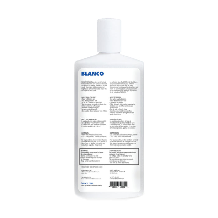BlancoClean Daily+ Stainless Steel Sink Cleaner