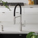 Pvd Steel - BLANCO Catris Flexo Semi-Pro Pull-Down Dual-Spray Kitchen Faucet