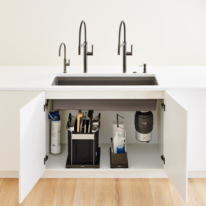 Satin Dark Steel - BLANCO Culina II High Arc Beverage Faucet - RO Compatible