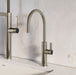 Satin Platinum - BLANCO Culina II High Arc Beverage Faucet - RO Compatible