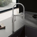 Pvd Steel - BLANCO Culina II Pull-Down Dual-Spray Touchless Sensor Kitchen Faucet