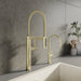 Satin Gold - BLANCO Culina II Semi-Pro Pull-Down Dual-Spray Kitchen Faucet
