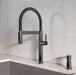 Satin Dark Steel - BLANCO Culina II Culina Mini II Pull-Down Dual-Spray Kitchen Faucet
