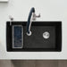 Coal Black - BLANCO Diamond SILGRANIT 33" Super Single Undermount Kitchen Sink