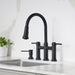 Matte Black - BLANCO Empressa Pull-Down Dual-Spray Bridge Faucet