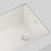 Soft White - BLANCO Essential Silgranit Color-Matched 3.5" Basket Strainer with Turn-to-Close Design