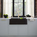 Coal Black - BLANCO Ikon SILGRANIT 33" Single Bowl Apron-Front Farmhouse Sink