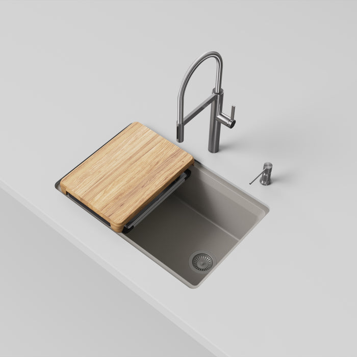 Truffle - BLANCO Inteos SILGRANIT 30" Single Bowl Reversible Undermount Workstation Kitchen Sink