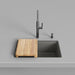 Volcano Gray - BLANCO Inteos SILGRANIT 30" Single Bowl Reversible Undermount Workstation Kitchen Sink