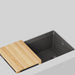 Cinder - BLANCO Inteos SILGRANIT 33" Single Bowl Reversible Undermount Workstation Kitchen Sink
