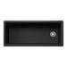 Coal Black - BLANCO Inteos SILGRANIT 45" Single Bowl Reversible Undermount Workstation Kitchen Sink