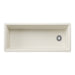 Soft White - BLANCO Inteos SILGRANIT 45" Single Bowl Reversible Undermount Workstation Kitchen Sink