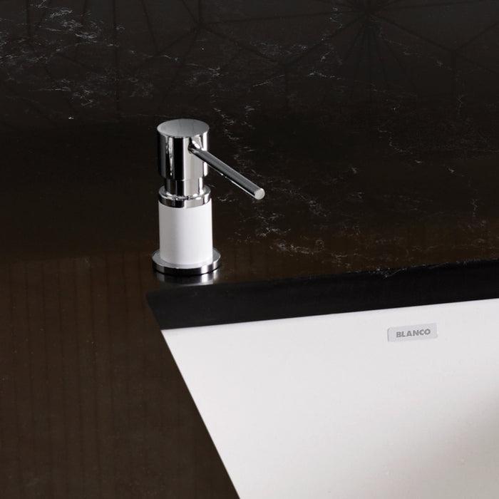 Chrome/White - BLANCO Lato Soap Dispenser