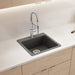 Cinder - BLANCO Liven SILGRANIT 21" Single Bowl Dual Mount Kitchen Sink