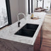 Anthracite - BLANCO Precis SILGRANIT 29" 50/50 Double Bowl Undermount Kitchen Sink