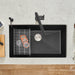 Anthracite - BLANCO Precis SILGRANIT 32" Super Single Undermount Kitchen Sink