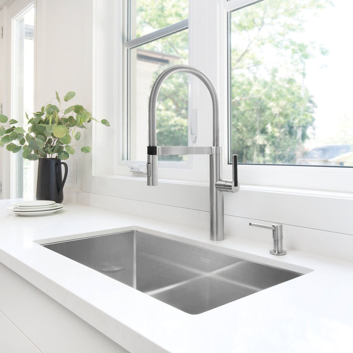 BLANCO Precision R10 32" Super Single Bowl Undermount Stainless Steel Kitchen Sink