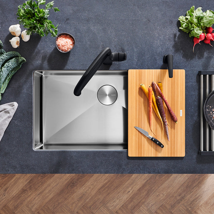 BLANCO Quatrus R15 32" Super Single Bowl Undermount Stainless Steel Kitchen Sink