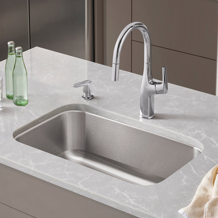 BLANCO Stellar 32" Single Bowl Undermount Stainless Steel Kitchen Sink
