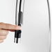 Chrome/Coal Black - BLANCO Urbena Pull-Down Dual-Spray Kitchen Faucet