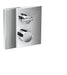 AXOR Edge Thermostatic Trim with Volume Control - Diamond Cut