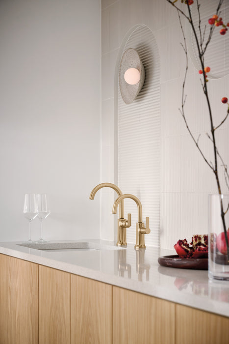 Brizo Kintsu 61006LF Bar Faucet with Arc Spout - Less Handle