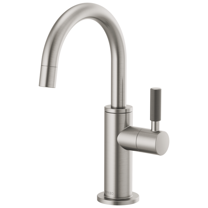 Brizo Litze 61343LF Beverage Faucet with Arc Spout and Knurled Handle