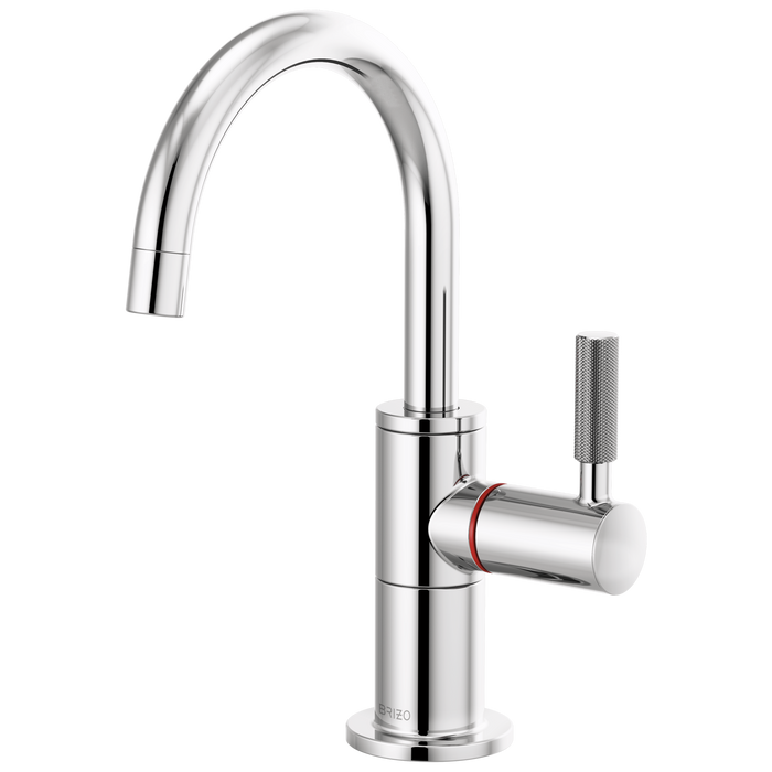 Brizo Litze 61343LF Instant Hot Faucet with Arc Spout and Knurled Handle