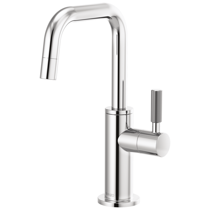Brizo Litze 61353LF Beverage Faucet with Square Spout and Knurled Handle