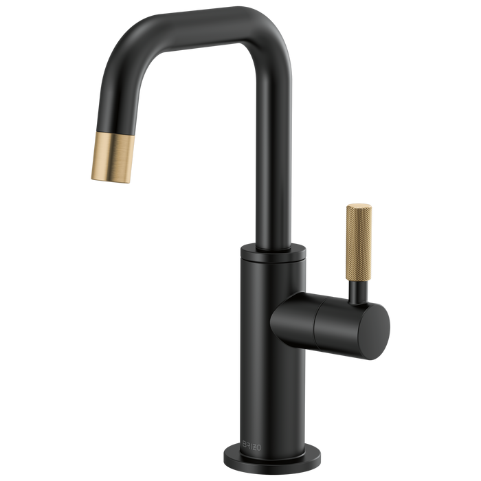 Brizo Litze 61353LF Beverage Faucet with Square Spout and Knurled Handle