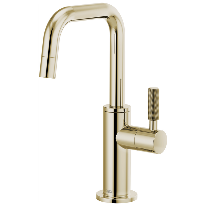 Brizo Litze 61353LF Beverage Faucet with Square Spout and Knurled Handle