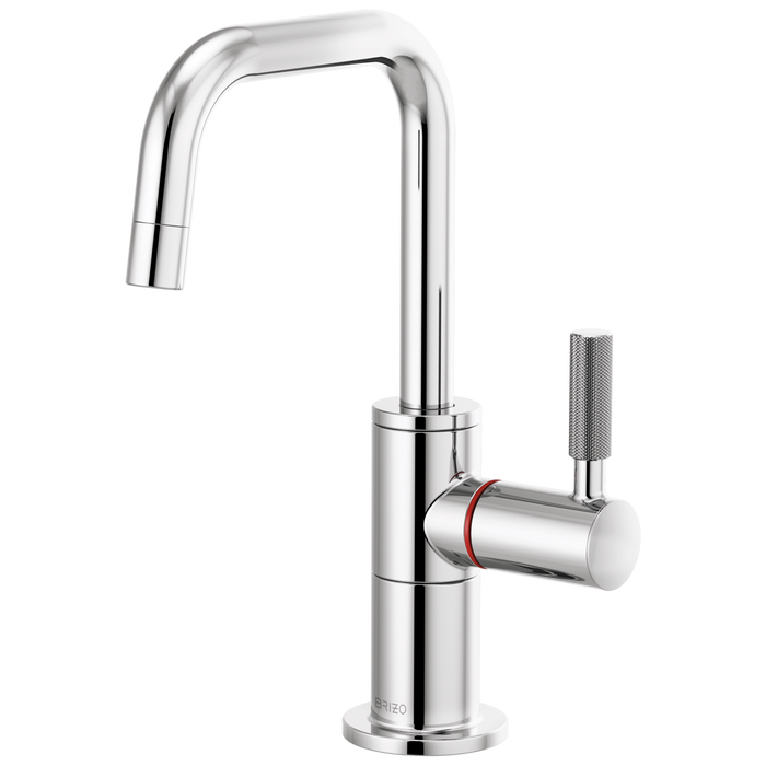 Brizo Litze 61353LF Instant Hot Faucet with Square Spout and Knurled Handle