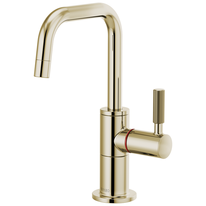 Brizo Litze 61353LF Instant Hot Faucet with Square Spout and Knurled Handle