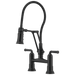 Articulating Bridge Faucet with Finished Hose